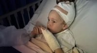 Margot McNicol (pictured) was attacked by an American Staffy on Sunday morning