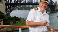 Devastation ensued upon Princess Cruises' Diamond Princess ship when guests received a letter breaking the news of Captain Michele Bartolomei's (pictured) sudden death
