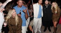 Patrick Mahomes and wife Brittany have fun date night at ritzy Carbone Beach party for F1 Miami Grand Prix