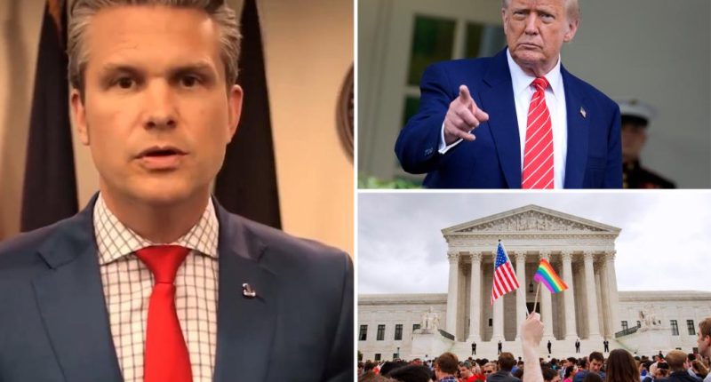 Pete Hegseth says troops with gender dysphoria have 30 days to leave service voluntarily: ‘TRANS is out at the DOD’ 