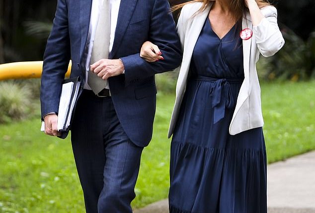 Prime Minister Anthony Albanese and the woman who toppled Opposition leader Peter Dutton, Brisbane mother Ali France