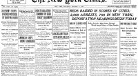 The bad days are back. (Times Machine)