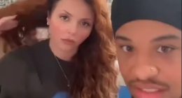Pregnant Jesy Nelson drops huge hint she’s set to give birth to her twins as she shares clip with boyfriend Zion Foster