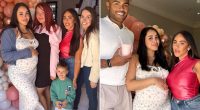 Pregnant Marnie Simpson looks incredible in floral dress at surprise baby shower as she prepares to welcome third child