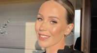 Proud stepmum Kate Ferdinand shares rare family snap as stepson TOWERS over her