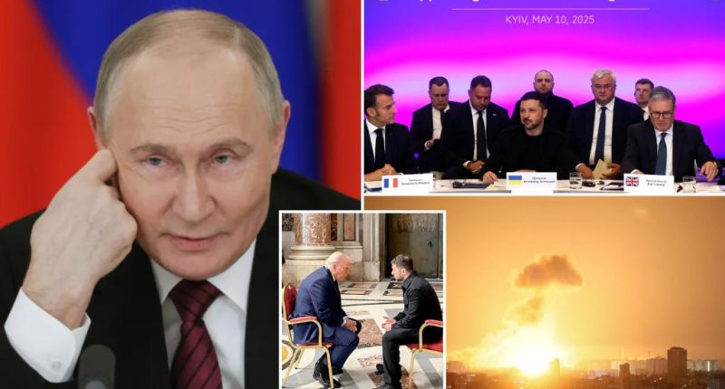 Putin proposes direct peace talks with Ukraine after three years of war