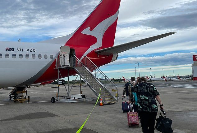 A Qantas flight has been grounded in Male, in the Maldives, after a medical incident (stock image)