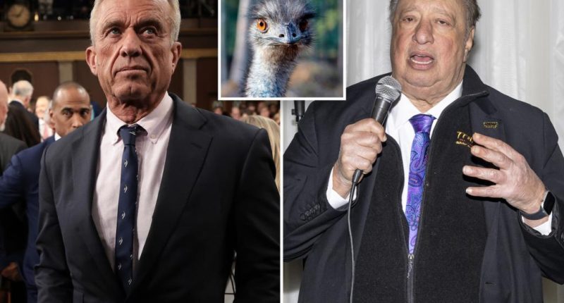 RFK Jr. teams up to ‘save the ostriches’ with NYC’s own animal-loving billionaire John Catsimatidis