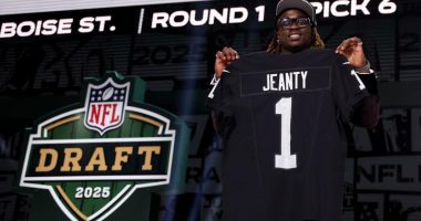 Raiders’ Ashton Jeanty reveals he also received an NFL draft prank call saying he’d been traded