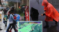 Rare May nor’easter brings cool wind and rain ahead of Memorial Day weekend