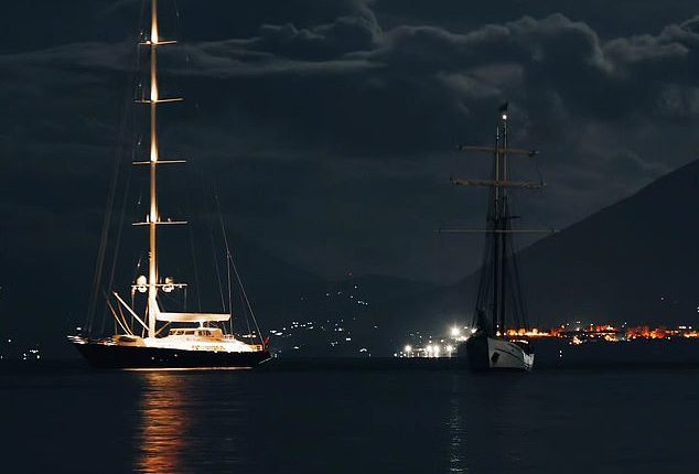 The Bayesian, pictured left, capsized and sunk off the coast of Sicily after anchoring near Porticello to shelter from the forecast thunderstorm