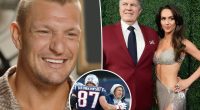 Rob Gronkowski bursts out laughing at joke about Bill Belichick’s 24-year-old girlfriend Jordon Hudson