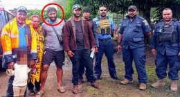 Posting family snaps on social media from his hometown of Goroka the father-of-one has made public appearances where he delivered speeches and posed for photos with police officers