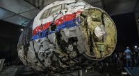 The reconstructed wreckage of the MH17 airplane is seen after the presentation of the final report into the crash of July 2014 of Malaysia Airlines flight MH17 over Ukraine, in Gilze Rijen, the Netherlands, October 13, 2015