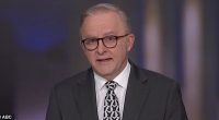 Prime Minister Anthony Albanese (pictured) pushed back on Max Chandler-Mather's claims that he was personally abusive towards the ex Greens MP, saying he 'needs a mirror'