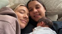 Sam Kerr and Kristie Mewis announce the birth of their first baby - as they reveal the newborn's VERY unusual name