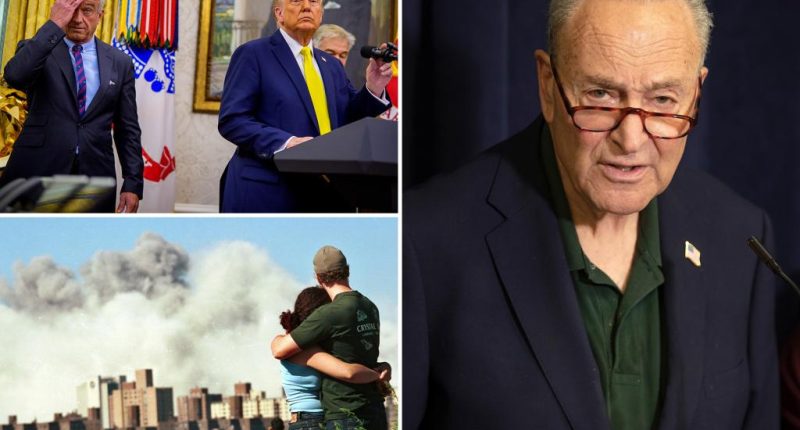 Schumer, Gillibrand slam Trump and RFK Jr. over cut 9/11 program: ‘Political chaos is jeopardizing healthcare of heroes’