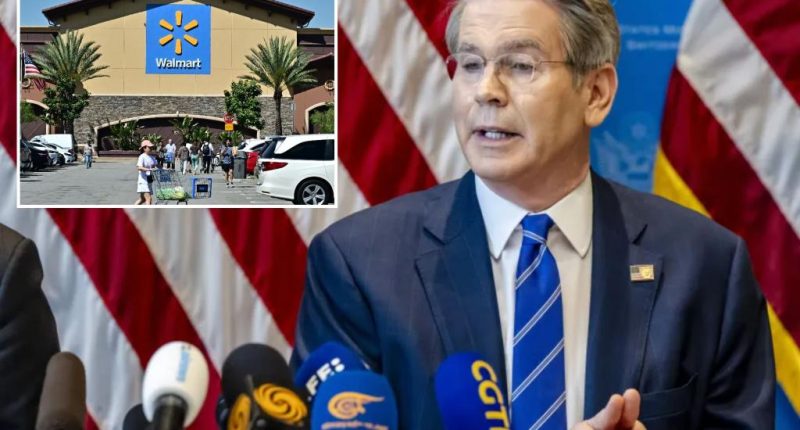 Scott Bessent admits Trump’s tariffs may mean Walmart shoppers pay more