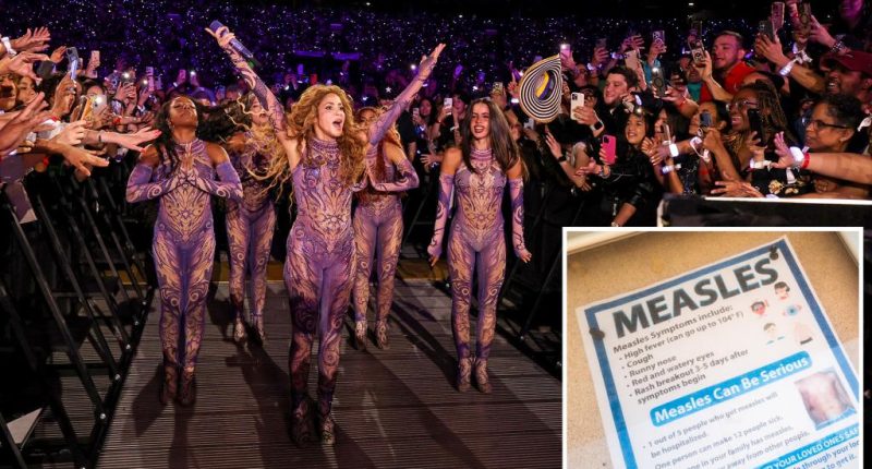 Shakira concertgoers may have been exposed to measles at sold-out MetLife show, New Jersey health officials warn