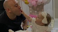 Shattered MMA fighter dad flies in after his daughter's horrific death - as the toddler was found dying in the front yard from 'multiple wounds' and her mum is charged with murder
