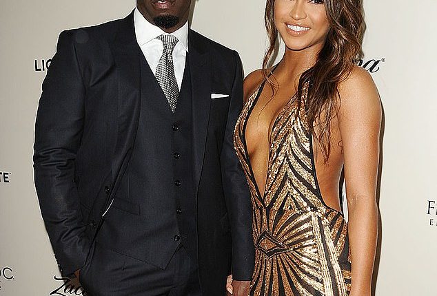 Sean Combs and Cassie Ventura attend the premiere of "The Perfect Match" at ArcLight Hollywood on March 7, 2016 in Hollywood, California