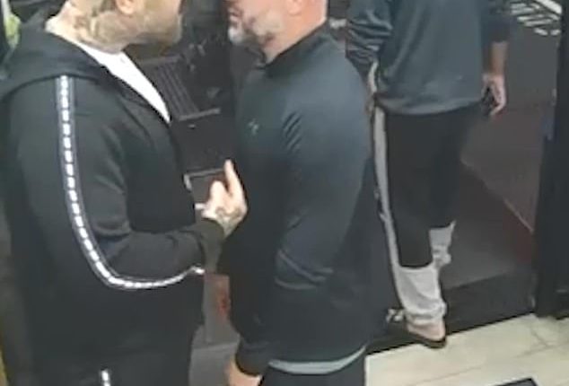 Police are investigating a brawl sparked by a verbal altercation (pictured)