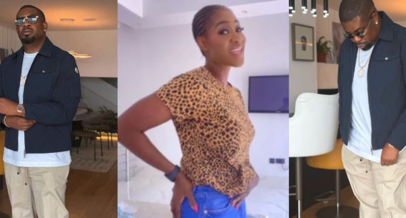 Stray bullets hits Mercy Johnson as Don Jazzy New Look Sparks Debate Amongst Fans