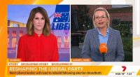 Sussan Ley confirms she will run for Liberal leader - as Nat Barr confronts her with an important 'woman' question