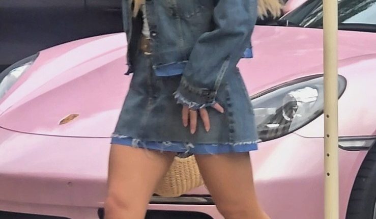 Sydney Sweeney makes low-key exit in same SUV as White Lotus star Patrick Schwarzenegger after beach club opening party