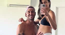 Tammy Hembrow's ex-fiancé Matt Poole has welcomed his first child with his new girlfriend, Annelyse Oatway