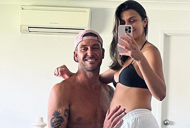 Tammy Hembrow's ex-fiancé Matt Poole has welcomed his first child with his new girlfriend, Annelyse Oatway