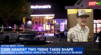 Teenage boy was ‘lying in wait’ for shooting victim at McDonald’s while girlfriend sat in Tesla outside: Police