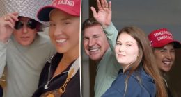Todd Chrisley all smiles on shopping trip with daughter Savannah in first sighting after prison release