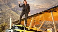 Tom Cruise, 62, climbs onto the nose of a plane as he joins glam stars at Mission Impossible premiere in London
