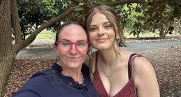 Pheobe Bishop (pictured with her mum Kylie Johnson) was last seen leaving a home in Gin Gin, Bundaberg, where she had been living with couple Tanika Bromley and James Wood, on May 15