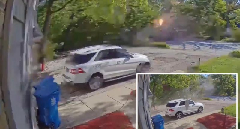 Truck explosion caught on camera in suburban Chicago after propane leak: officials
