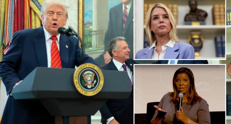 Trump calls NY AG Letitia James ‘a total crook’ — says DOJ will ‘do what’s right’ on fraud criminal referral