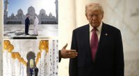 Trump hails ‘incredible culture’ of Islam in rare presidential mosque visit