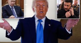 Trump hopes for ceasefire progress in Russia-Ukraine war in Monday calls with Putin and Zelensky