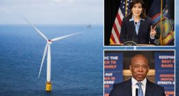 Trump officials allow NY wind farm project to resume construction following intervention from Hochul, Adams