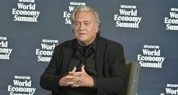 Longtime Donald Trump ally Steve Bannon (pictured) revealed that Elon Musk's attempts to gain access to briefings on a future war with China was the beginning of the end of his bromance with the president