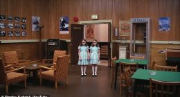 Lisa and Louise Burns portrayed the Grady twins in the iconic horror film, The Shining, released in 1980