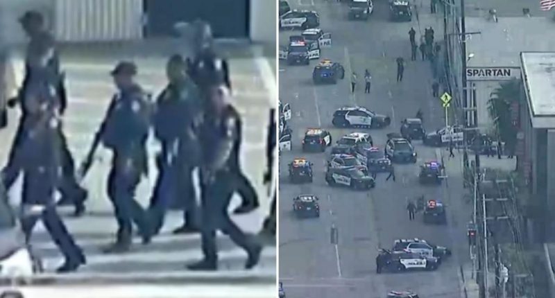 Two women shot on campus of technical college near Los Angeles