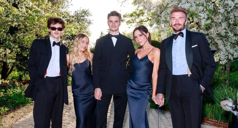 Victoria Beckham posts stunning pics from husband David’s 50th celebrations – but fails to mention Brooklyn after ‘snub’