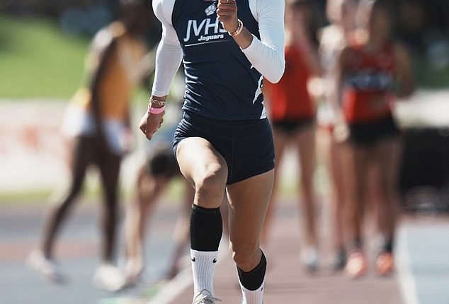 AB Hernandez, 17, sealed her place in three finals yesterday - high jump, long jump and triple jump - after coming out on top in all of her preliminary heats