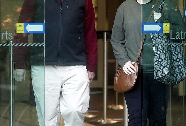 Ian Wilkinson leaves the Latrobe Valley Law Courts on Friday. He was the only other survivor of the deadly lunch apart from Erin Patterson