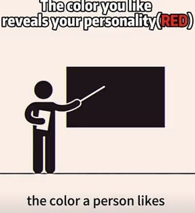 A series of videos (pictured) on TikTok discusses how some believe a person favourite colour can give insights into their character