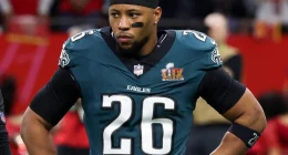 Why This NFL Star Says He Was ‘Irritated’ Watching Saquon Barkley Win the Super Bowl