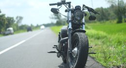 Why You Should Never Ignore A Helmet On The Ground Behind A Motorcycle