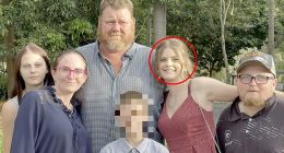 Pheobe Bishop's family have appealed for anyone with information about her disappearance to call police (this photo was shared by Queensland Police on Saturday)